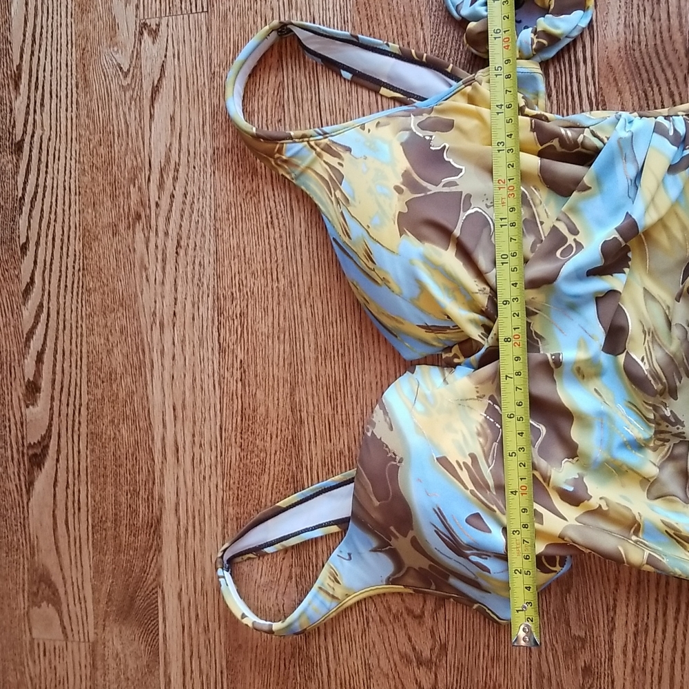 (14) NWT Eliana by DKR & Co. Vintage One Piece Swimsuit 🥰 Matching Scrunchie - Picture 6 of 9